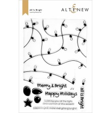 Altenew Clear Stamps 6X8 - All Is Bright