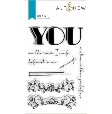 Altenew Clear Stamps 4X6 - Bold You
