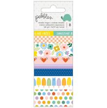 Pebbles Washi Tape 8/Pkg - Kid At Heart