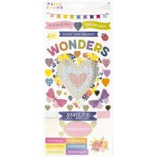 Paige Evans Cardstock Stickers 6X12 - Wonders