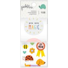 Pebbles Sticker Rolls 2/Pkg - Kid At Heart