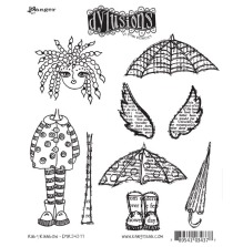 Dylusions Cling Stamps 8.5X7 - Ruby Rainbow