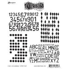 Dylusions Cling Stamps 8.5X7 - Basic Backgrounds