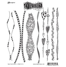 Dylusions Cling Stamps 8.5X7 - Inbetweenies