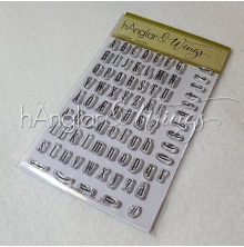 hnglar &amp; Wings Clear Stamps - Klackalfabet