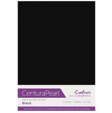 Crafters Companion Centura Pearl Card Pack A4 10/Pkg - Black