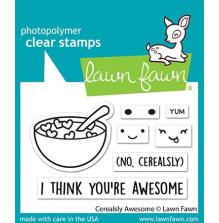 Lawn Fawn Clear Stamps 3X2 - Cerealsly Awesome
