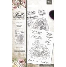 Crafters Companion Belle Countryside Clear Acrylic Stamp Set - Country Home