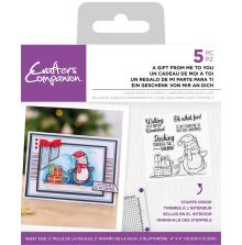 Crafters Companion Clear Acrylic Stamp Set - A Gift from Me to You