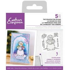 Crafters Companion Clear Acrylic Stamp Set - The Season for Giving