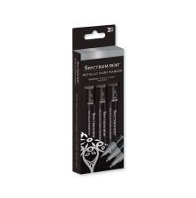 Spectrum Noir-Metallic Paint Marker 3/Pkg - Quicksilver