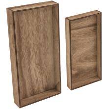 Tim Holtz Idea-0logy Wooden Vignette Trays 2/Pkg - Brown