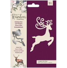 Crafters Companion The Reindeer Collection Metal Dies - Dashing Deer