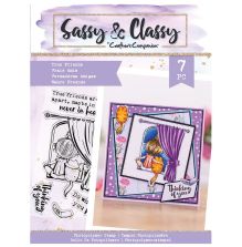 Crafters Companion Clear Stamps A6 Sassy &amp; Classy - True Friends