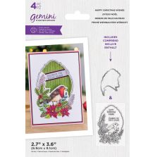 Gemini Stamp & Die - Happy Christmas Wishes