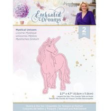 Sara Davies Enchanted Dreams Stamp &amp; Die - Mystical Unicorn