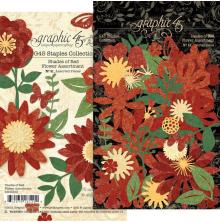 Graphic 45 Staples Flower Assortment - Red