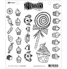 Dylusions Cling Stamps 8.5X7 - Tea Time Treats