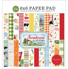 Carta Bella Double-Sided Paper Pad 6X6 - Farmhouse Living