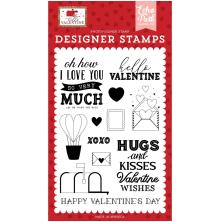Echo Park Clear Stamps - Hello Valentine