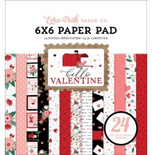 Echo Park Double-Sided Paper Pad 6X6 - Hello Valentine