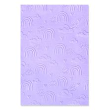 Sizzix Multi-Level Texture Fades Embossing Folder - Rainbow Sky