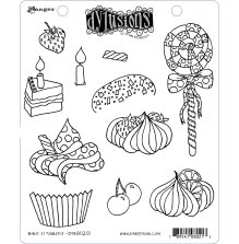 Dylusions Cling Stamps 8.5X7 - Bake It Yourself