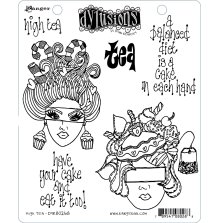 Dylusions Cling Stamps 8.5X7 - High Tea