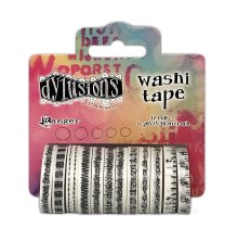 Dylusions Washi Tape 12/Pkg - White