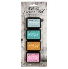 Tim Holtz Distress Archival Mini Ink Kit - Kit #4