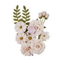 Prima Farm Sweet Farm Flowers 12/Pkg - Porcelain