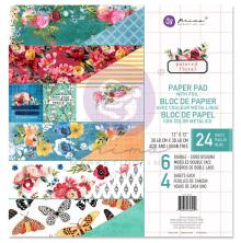 Prima Double-Sided Paper Pad 12X12 24/Pkg - Painted Floral