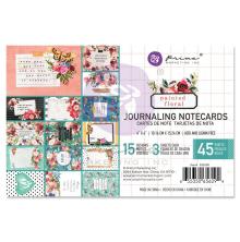 Prima Journaling Cards 4X6 45/Pkg - Painted Floral