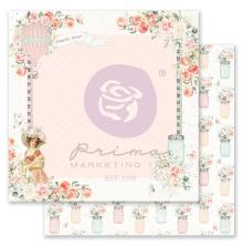 Prima Peach Tea By Frank Garcia Cardstock 12X12 - Peachy Keen