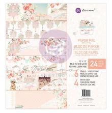 Prima Double-Sided Paper Pad 12X12 24/Pkg - Peach Tea By Frank Garcia