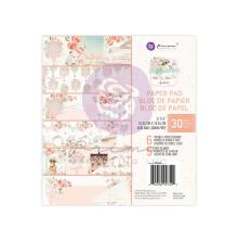 Prima Double-Sided Paper Pad 6X6 30/Pkg - Peach Tea By Frank Garcia