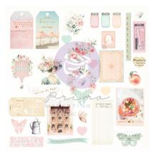 Prima Cardstock Ephemera 32/Pkg - Peach Tea By Frank Garcia 1