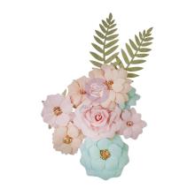 Prima Peach Tea Flowers 10/Pkg - Sunkissed