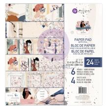 Prima Double-Sided Paper Pad 12X12 24/Pkg - Indigo By Frank Garcia