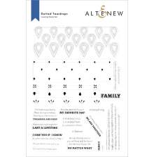 Altenew Clear Stamps 6X8 - Dotted Teardrops