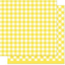 Lawn Fawn Gotta Have Gingham Rainbow Paper 12X12 - Bessie