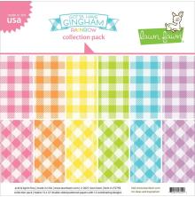 Lawn Fawn Collection Pack 12X12 - Gotta Have Gingham Rainbow