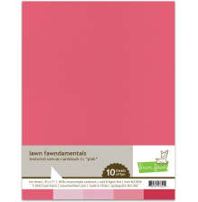 Lawn Fawn Textured Canvas Cardstock - Pink