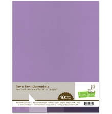 Lawn Fawn Textured Canvas Cardstock - Purple