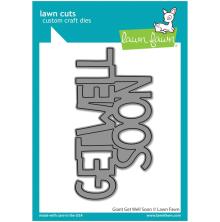 Lawn Fawn Dies - Giant Get Well Soon