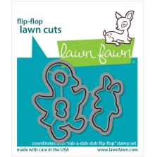 Lawn Fawn Dies - Rub-A-Dub-Dub Flip-Flop LF2777
