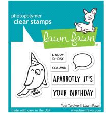 Lawn Fawn Clear Stamps 2X3 - Year Twelve LF2788