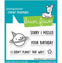 Lawn Fawn Clear Stamps 3X2 - Year Eleven