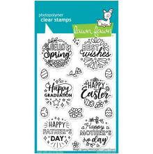 Lawn Fawn Clear Stamps 4X6 - Magic Spring Messages LF2782