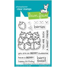 Lawn Fawn Clear Stamps 3X4 - How You Bean? Strawberries Add-On LF2766